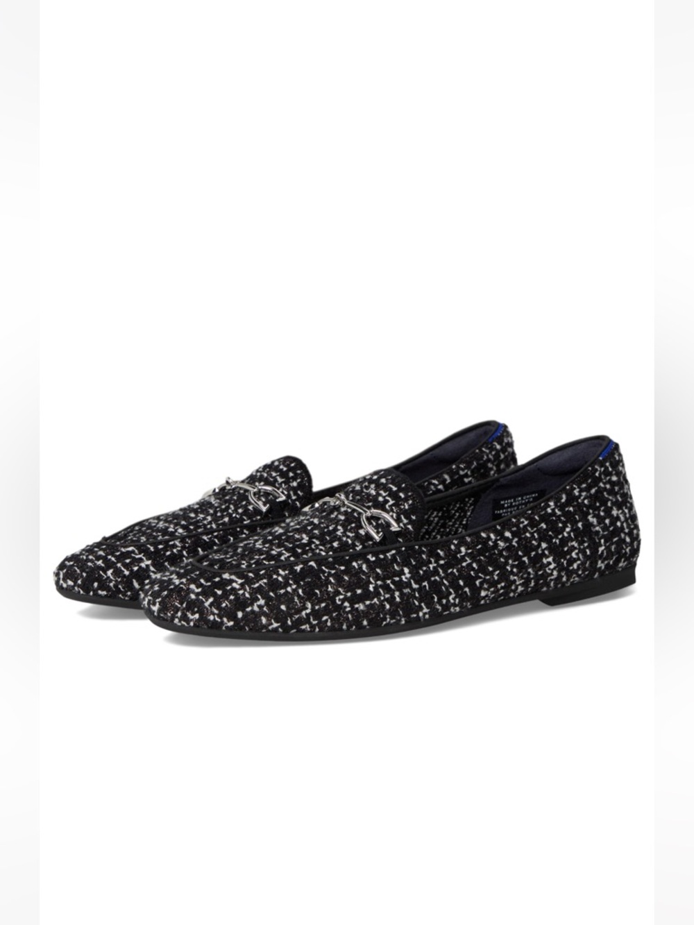 Rothy's Women's The Double Bit Almond Loafers in Twilight Tweed Size 8